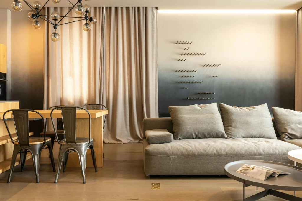 small-apartment-living-room-with-integrated-dining-area-and-proportional-furniture-layout