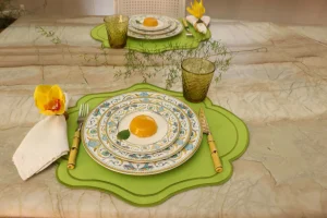 spring table setting ideas styled with balanced spacing and symmetry.